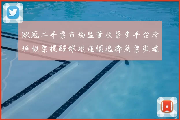 欧冠二手票市场监管收紧多平台清理假票提醒球迷谨慎选择购票渠道